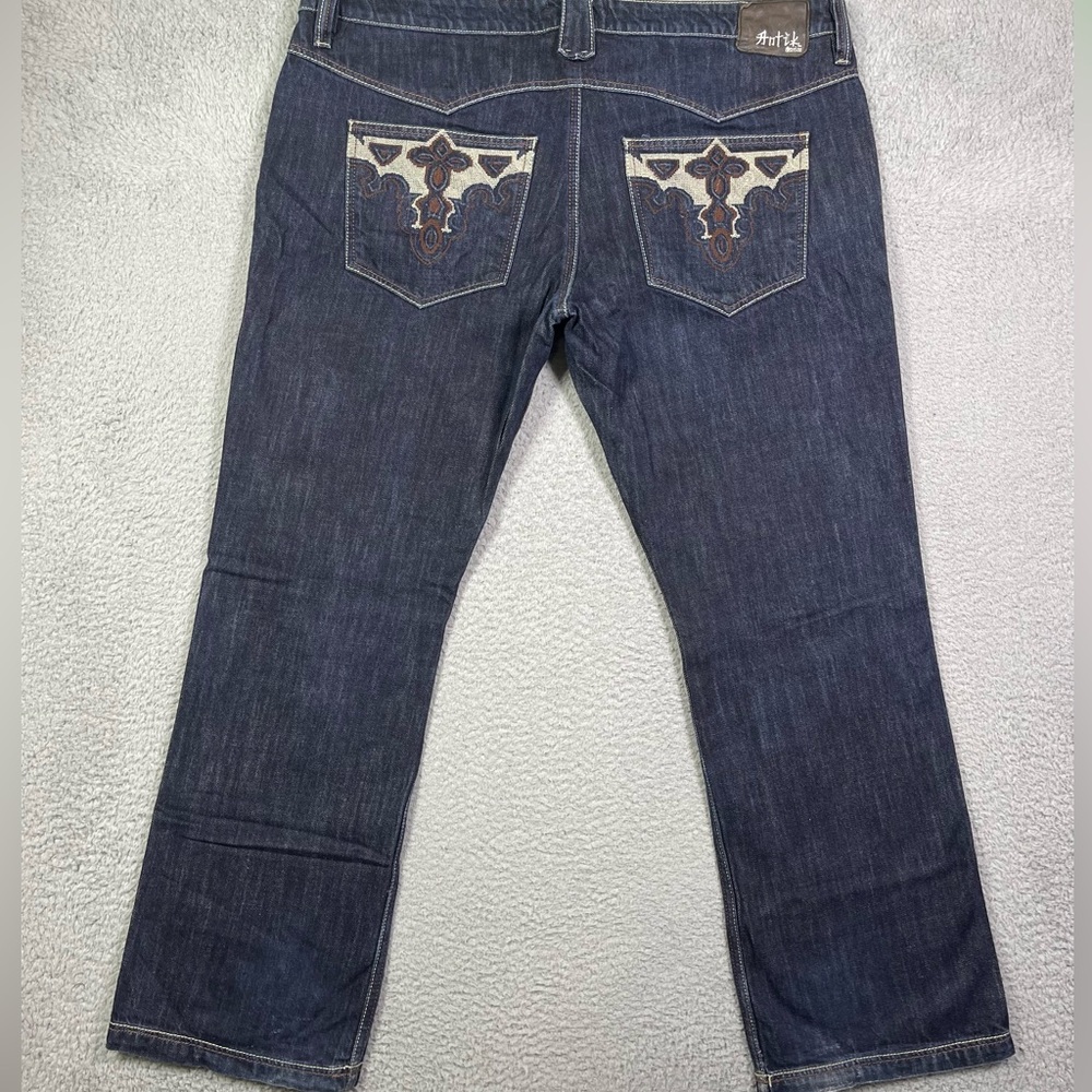 Vintage‎ y2k antik denim embroidered jeans View 4